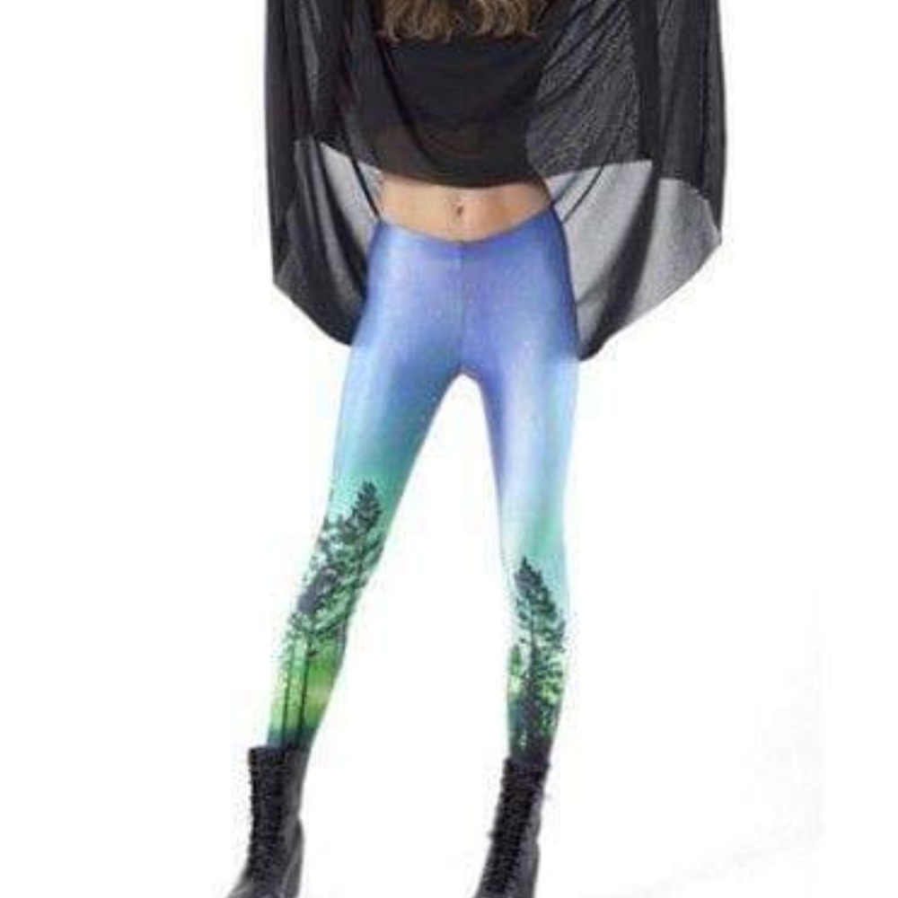 Leggings shiny silk satin like NEW stretchy